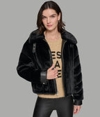Karl Lagerfeld Paris Fur Jacket
