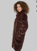Karl Lagerfeld Faux Fur Coat