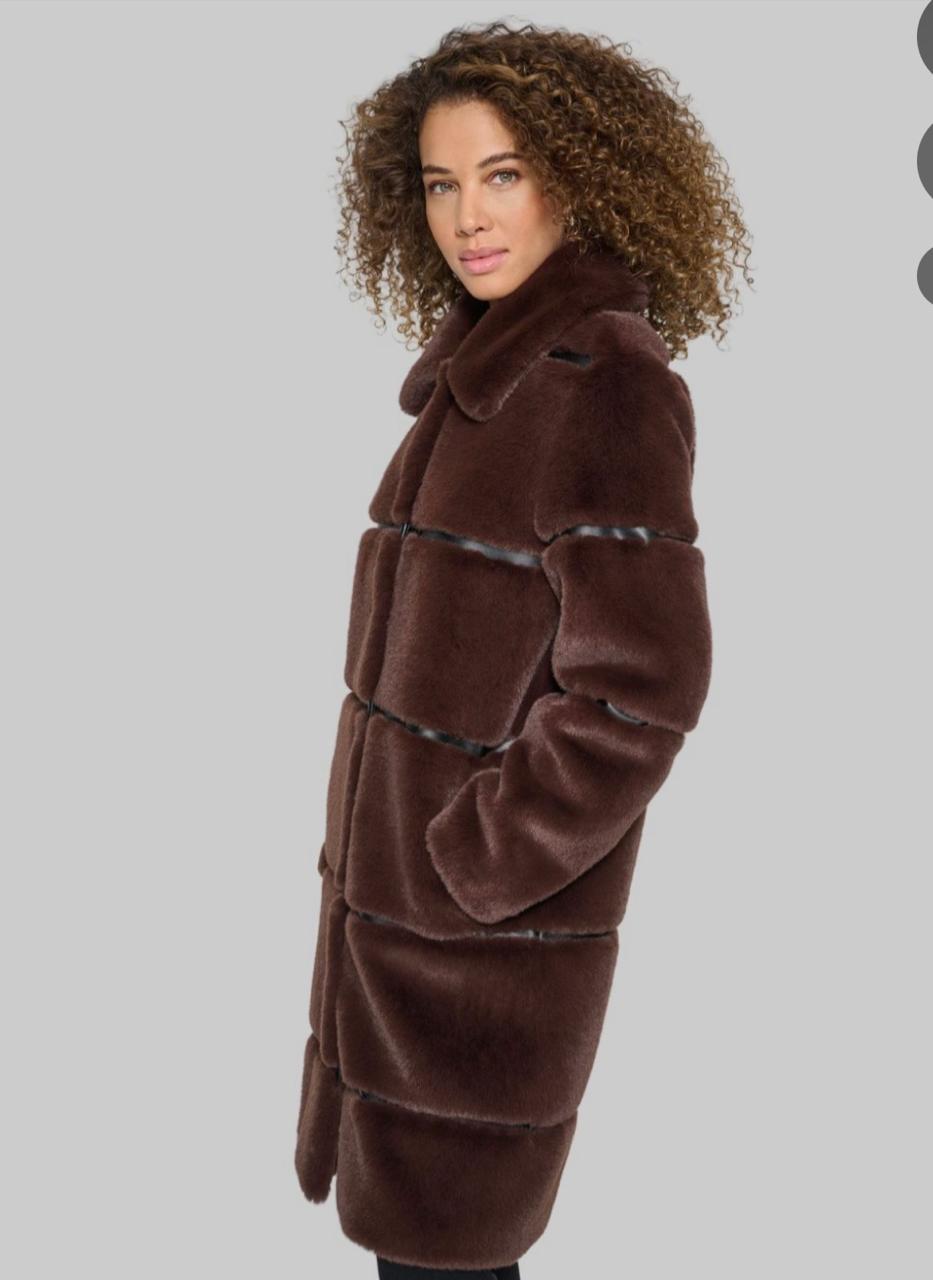 Karl Lagerfeld Faux Fur Coat